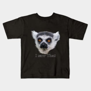 Lemur saw that v4 Kids T-Shirt